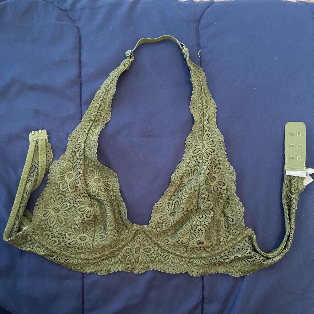Green aerie bralette